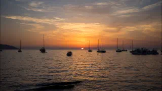 Rowing Across the Sunset